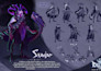 create stylized character concept art